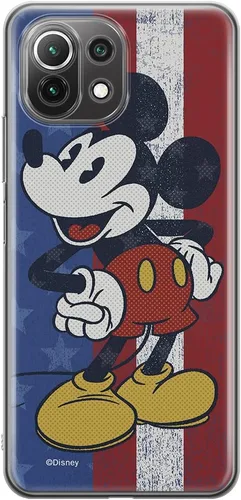 Vista 5 de ERT GROUP Mobile Phone case for Xiaomi 11 Lite 4G/5G Original and Officially Licensed Disney Pattern Mickey 002 adapted to the Shape of the Mobile