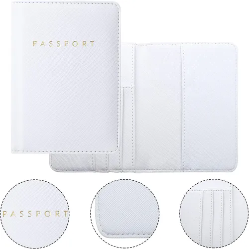 Vista 3 de 2 fundas para pasaporte de novia, funda para pasaporte de viaje