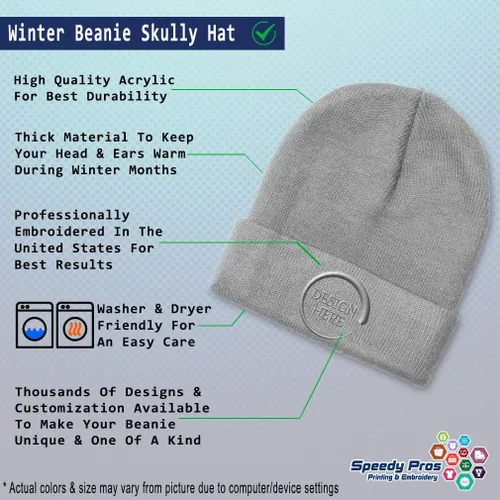 Vista 2 de Speedy Pros Beanies for Men Fake News White Embroidery Humor Fraud Winter Hats for Women Acrylic Skull Cap 1