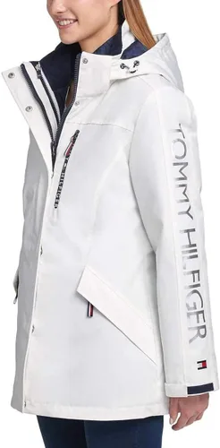 Vista 3 de Tommy Hilfiger abrigo básico para mujer invierno frío