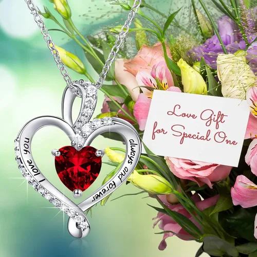 Vista 6 de Collares de corazón para mujer