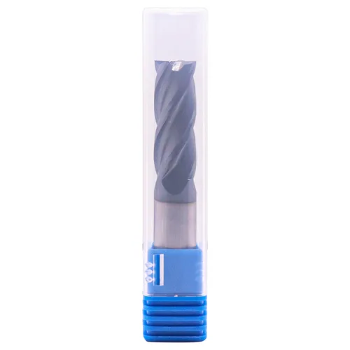 Vista 6 de BestParts 5 fresas cuadradas de carburo sólido de alto rendimiento, revestimiento AlTiN, 4 flautas, hélice de 30 grados, diámetro de corte de 1/2