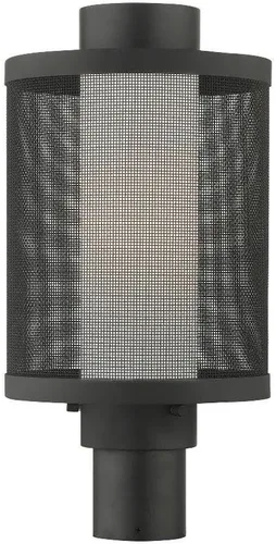 Vista 9 de Livex Lighting 20684-91 - Luz de poste de níquel cepillado (1 luz)