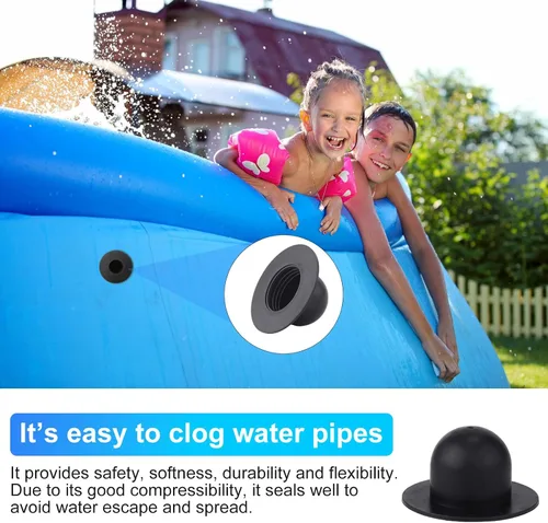 Vista 5 de NQEUEPN 4 piezas de repuesto de enchufe de pared para piscina, compatible con Intex Coleman piscinas, enchufe de orificio de filtro de piscina
