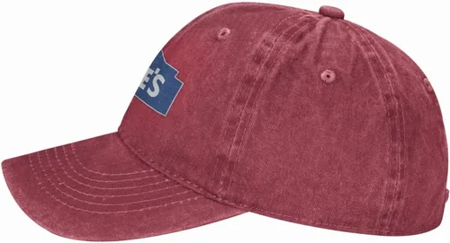 Vista 3 de ATOMDEAM Unisex Lowe'S-Logo-Blue_ Sombrero de vaquero camionero papá regalo hebilla ajustable cierre sombrero de sol