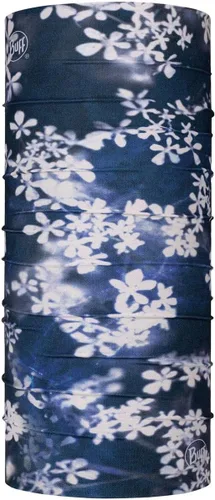 Vista 18 de BUFF CoolNet UV Polaina para el cuello, Protección solar UPF 50, Transpirable, Versátil, Mascarilla de secado rápido, Negro y Azul, Talla para Lazs