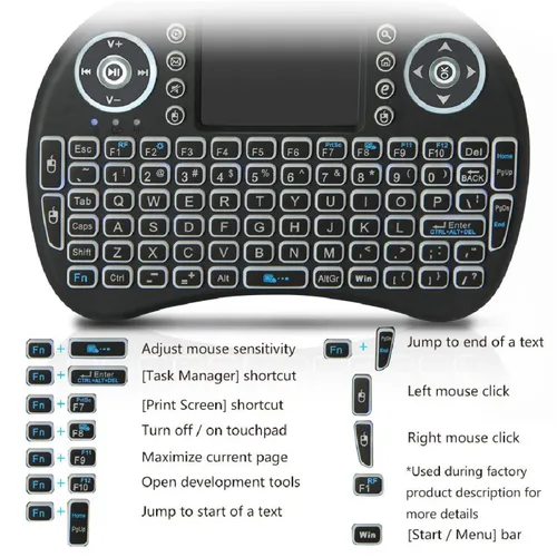 Vista 3 de Mini Teclado Inalámbrico