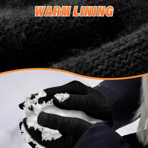 Vista 5 de ihuan Guantes térmicos de invierno para hombres y mujeres, guantes táctiles para clima frío para correr, ciclismo, senderismo, conducción