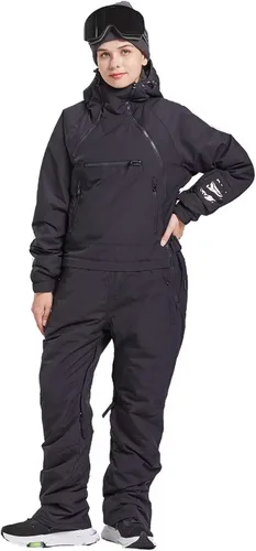 Vista 6 de BUMDEEP Womens One Pieces Ski Suits Jumpsuits Snowsuits Snowboard Winter Outdoor Waterproof Jackets