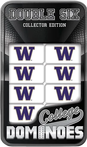Vista 16 de MasterPieces Game Day - NCAA Alabama Crimson Tide - Juego de Dominó Doble Seis de 28 Piezas con Logo del Equipo