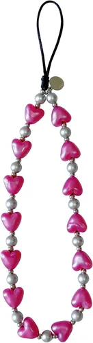 Vista 14 de Drawwind Correa con cuentas para teléfono con pulsera universal, cordón para teléfono celular lindo, pulsera de muñeca con cuentas, cadena de hilo