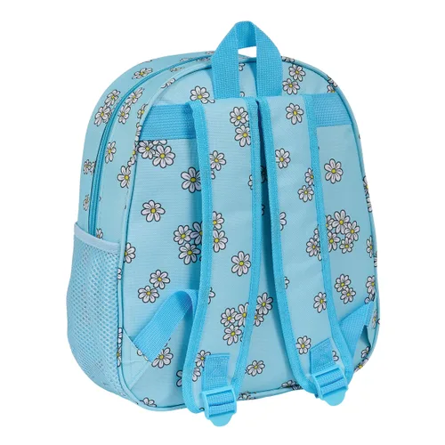 Vista 4 de Mochila Infantil 3D Clásicos Disney Alice in Wonderland Azul cielo 27 x 33 x 10 cm