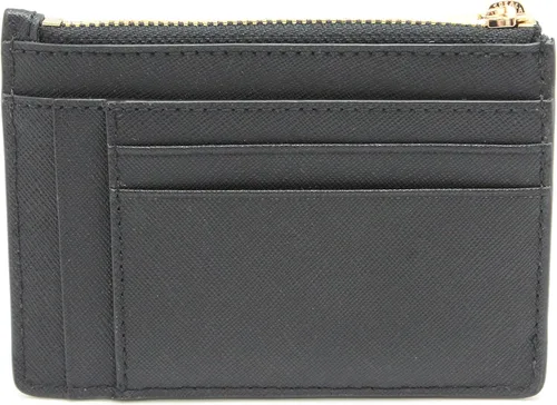 Vista 2 de Michael Kors Jet Set Travel - Funda pequeña para tarjetas de doble cara color negro
