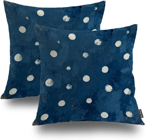 Vista 12 de Shrahala Abstract Art Modern Aesthetic Decorative Pillow Covers, Fluid Forms Minimalist Throw Pillow Cover Blended Hidden Zipper Cushion Cases for