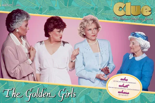 Vista 8 de USAopoly The dorado Girls Clue Juego de mesa