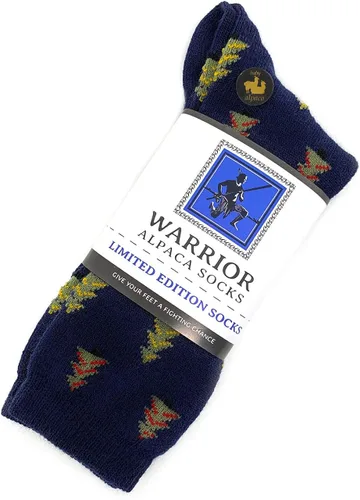Vista 5 de Warrior Alpaca - Calcetines navideños de alpaca para bebé