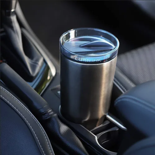 Vista 6 de Cupture Vaso de viaje de acero inoxidable aislado al vacío de 32 oz (gris titanio)