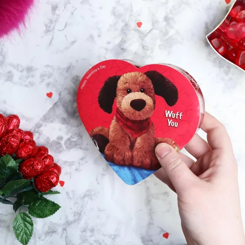 Vista 5 de Sweetzo - Caja de corazón de chocolate de San Valentín para niñas, trufas con sabor surtido en el interior, el estilo puede variar, paquete de 3