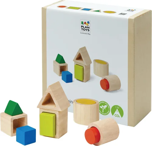Vista 12 de PlanToys® Wooden Math Blocks & Rods Montessori Kids STEM Learning Toy Set Math Blocks and Rods