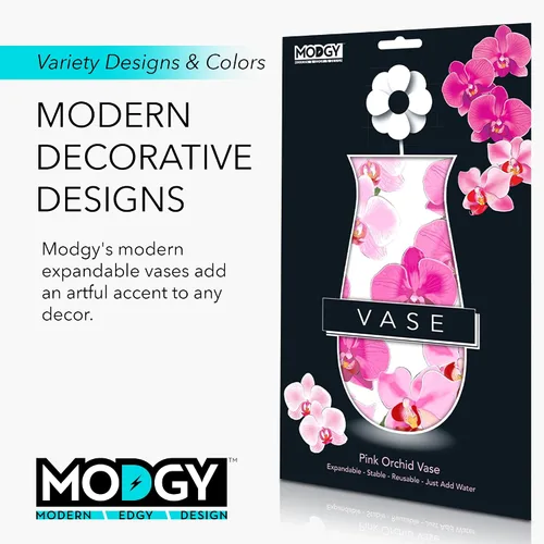 Vista 5 de MODGY Jarrones expandibles para flores, florero plegable moderno de plástico para centros de mesa, decoración de mesa de comedor de boda, sala