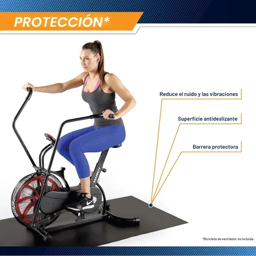 Vista 5 de Marcy Esterilla de Equipo de Fitness y Protector de Suelo Compatible con Cintas de Correr, Elípticas, Bicicletas Estáticas, Bicicletas Estacionarias