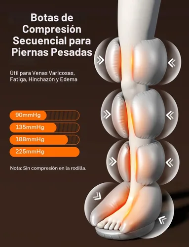 Vista 5 de ALLJOY Masajeador de piernas para circulación y alivio del dolor FSA, regalos para hombres, mujeres, papá, mamá, masajeador de piernas con calor