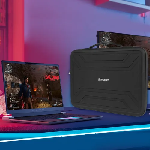 Vista 8 de Smatree Funda rígida de EVA de 16 pulgadas para portátil de juegos Alienware 16 Area-51 Compatible con portátil para juegos Alienware 16 Area-51
