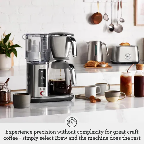 Vista 2 de Breville Máquina de café de goteo Luxe BDC415BTR, trufa negra, jarra de vidrio