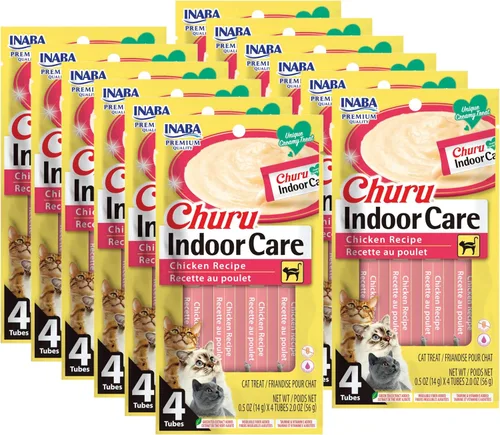Vista 13 de INABA Churu - Puré para gatos, funcional, cremoso para lamer para gatos, para cuidado en interiores y control de bolas de pelo, 0.5 onzas cada uno