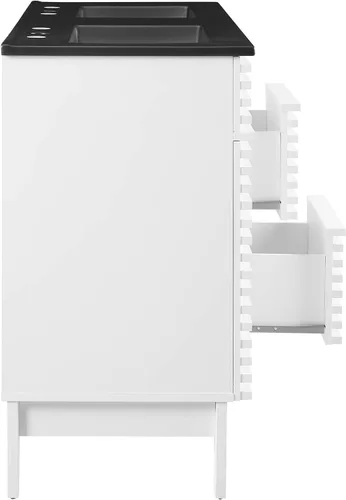 Vista 115 de Modway Render 23.5" tocador de baño en nogal (lavabo no incluido)