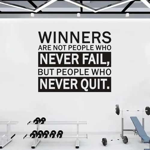 Vista 8 de VODOE Calcomanías de pared inspiradoras para gimnasio: aplicar en menos de Sé increíble hoy