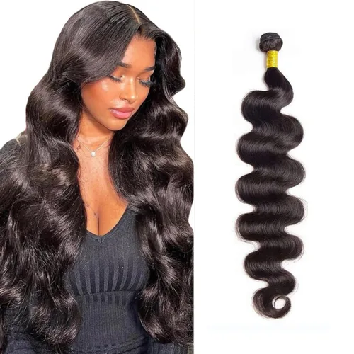 Vista 13 de 3 manojos de cabello humano 12A, ondulado, 100% sin procesar, cabello humano virgen brasileño de tejido rápido (14, 16, 18 pulgadas)