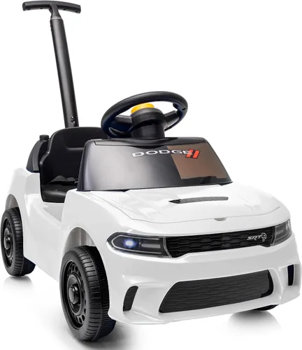 Vista 10 de Hikiddo Auto de Parachoques para Bebés, Auto de Parachoques Eléctrico de 6 V para Niños Pequeños con Control Remoto, Bluetooth - Púrpura Negro