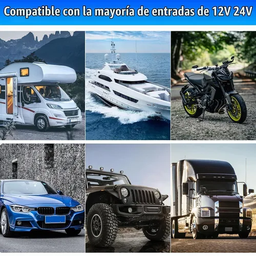 Vista 7 de Linkstyle Medidor de Batería de 12 V, Voltímetro Impermeable de 12 V, Medidor de Voltaje de Pantalla Digital para Marina, Auto, Motocicleta