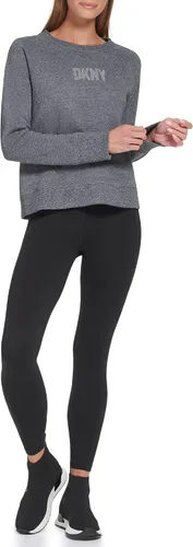 Vista 5 de DKNY Cuello redondo con logotipo de diamantes de imitación
