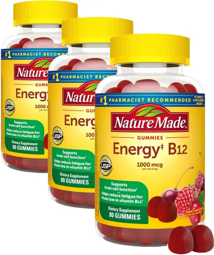 Vista 7 de Nature Made Gomitas energéticas B12, 80 unidades, (paquete de 2), el sabor puede variar.