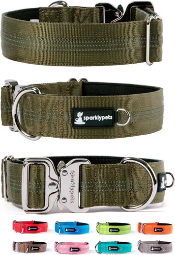 Vista 22 de Collar de perro extra pequeño con hebilla cromada de liberación rápida y soporte AirTag – Collares de razas pequeñas de primera calidad con rayas