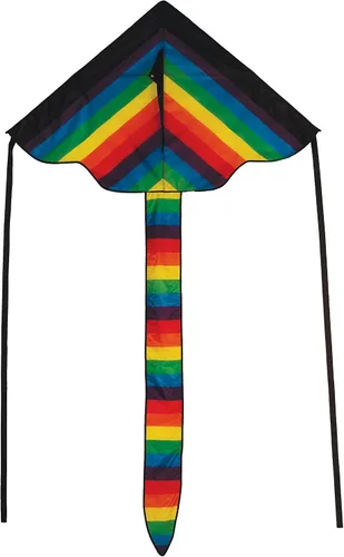 Vista 7 de In the Breeze 2903 Rainbow Sparkler 46 pulgadas Fly-Hi Delta Kite-Single Line kites