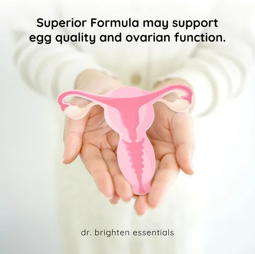 Vista 3 de Dr. Brighten Myoinositol Plus - Proporción formulada por médicos de mio- y D-quiro-inositol para apoyar los síntomas del SOP, el equilibrio