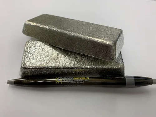 Vista 5 de Lingote de fundición de peltre RotoMetals Aleación AC sin plomo - (92 % de estaño, 7.75 % de antimonio, 0.25 % de cobre) Aleación Britannia
