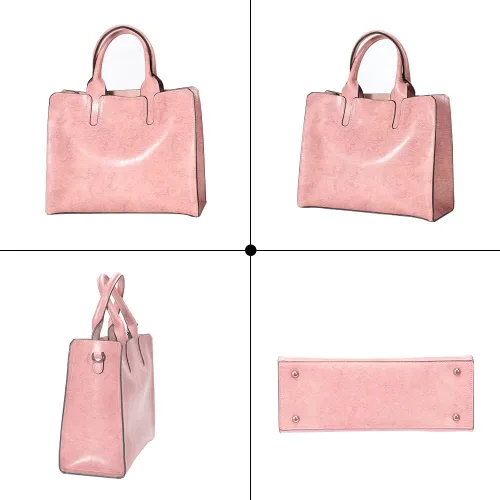 Vista 5 de Xiazuo Bolsos Hobo para mujer, bolso cuadrado de piel sintética para mujer, con correa ajustable