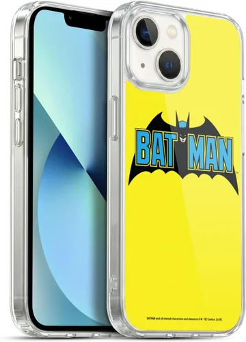 Vista 318 de Head Case Designs Funda de gel con licencia oficial de Batman DC Comics Bat Signal Logos [protección de grado militar] compatible con Apple iPhone 7