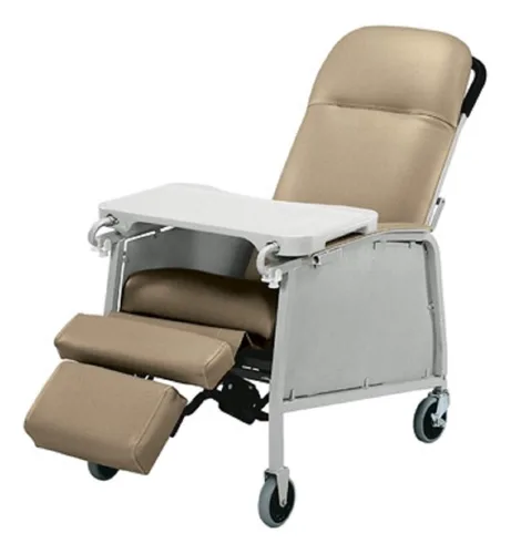 Vista 14 de Lumex Silla reclinable médica de 3 posiciones, Silla Geri reclinable con ruedas, Blue Ridge
