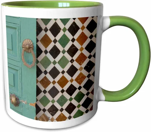 Vista 8 de 3dRose Danita Delimont – Moorish la Arquitectura – Marruecos, Islamic law courts, puerta de knocker-af29 cmi0032 – Cindy Miller Hopkins – Tazas