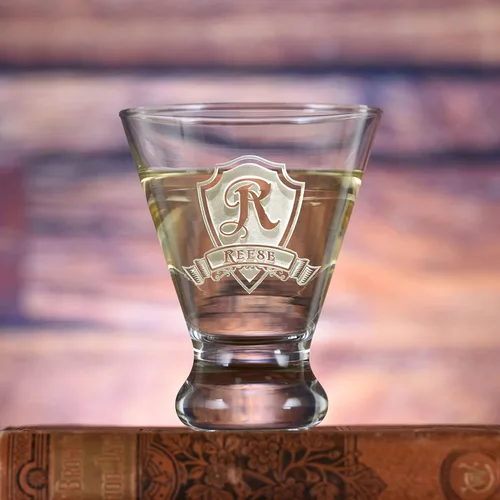 Vista 2 de Grabado personalizado Martini Cosmopolitan Glass Single