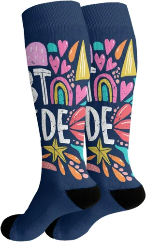 Vista 2 de devor Tube Socks Women High Knee Socks Girls Liner Socks Funny Lgbt love Prides lesbian gay gay Prides bi Prides Socks