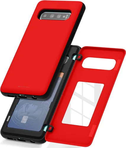 Vista 25 de GOOSPERY Funda tipo cartera para Samsung Galaxy S22 Ultra, [tarjetero] parachoques magnético de puerta con cierre automático, cubierta protectora
