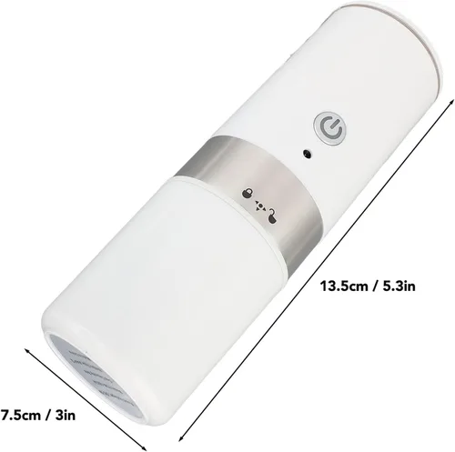 Vista 5 de ZJchao Cafetera portátil, cápsula de café en polvo de doble uso, cápsula de café totalmente automática, máquina de café molido universal, cafetera