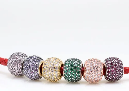 Vista 2 de Fit Pandora Charm Bracelet All Month Birthstone Best Birthday Gifts for Women and Girls DIY Jewelry