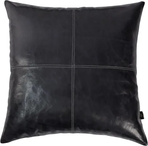 Vista 60 de Funda de almohada de cuero de cordero 100% cuero de cordero – Funda de cojín para sofá – Fundas decorativas para sala de estar y dormitorio, cuero